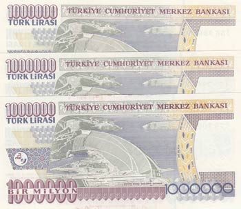 Turkey, 1.000.000 Lira, 2002, UNC, p209a, ... 