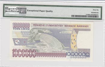 Turkey, 1.000.000 Lira, UNC, p209a