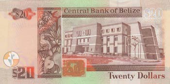 Belize, 20 Dollars, 2012, UNC, p72