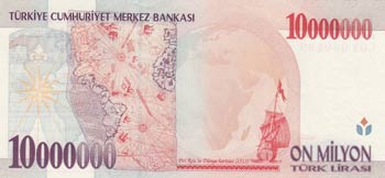 Turkey, 10.000.000 Lira, 1999, UNC, p214, ... 