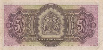 Bermuda, 5 Shillings, 1952, XF, p18a