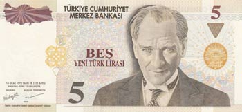Turkey, 5 New Turkish ... 