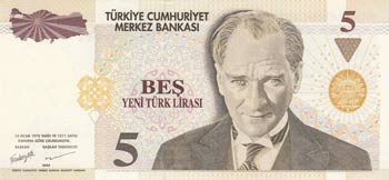 Turkey, 5 New Turkish ... 