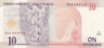 Turkey, 10 New Turkish Lira, 2005, UNC, p218