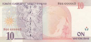 Turkey, 10 New Turkish Lira, 2005, UNC, ... 