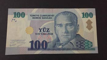 Turkey, 100 Lira, 2017, ... 