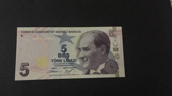 Turkey, 5 Lira, 2013, ... 