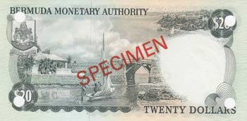 Bermuda, 20 Dollars, 1974, UNC, p31s, ... 