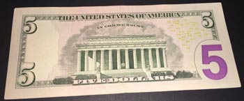 United States Of America, 5 Dollars, 2009, ... 