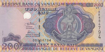 Vanuatu, 200 Vatu, 1995, ... 