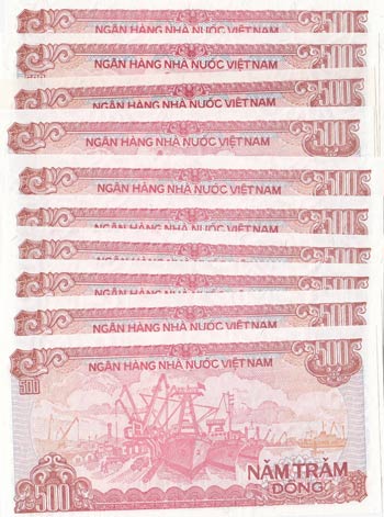 Vietnam, 500 Dong, 1988, UNC, p101, (Total ... 