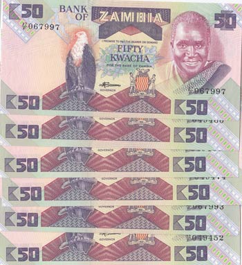 Zambia, 50 Kwacha, ... 