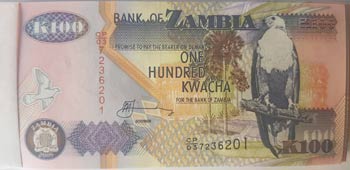 Zambia, 100 Kwacha, 2006, UNC, p38f, BUNDLE