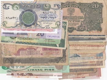 Total 20 banknotes, POOR ... 