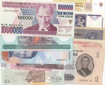 Total 10 banknotes