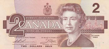 Kanada, 2 Dollars, 1986, ... 