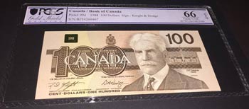 Canada, 100 Dollars, ... 