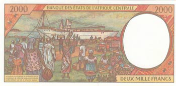 Central African States, 2000 Francs, 2000, ... 