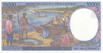 Central African States, 10.000 Francs, 2000, ... 