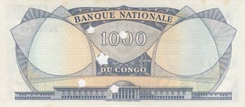 Congo Democratic Republic, 1000 Francs, ... 