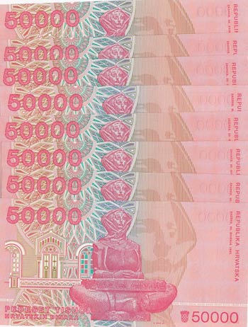 Croatia, 50.000 Dinara, 1993, UNC, p26, ... 