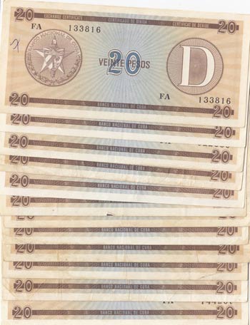 Cuba, 20 Pesos, 1985, VF ... 
