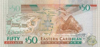 East Caribbean, 50 Dollars, 2003, UNC, p45l
