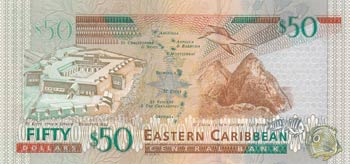 East Caribbean, 50 Dollars, 2003, UNC, p45m
