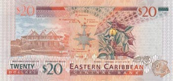 East Caribbean, 20 Dollars, 2008, UNC, p49