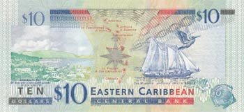 East Caribbean, 10 Dollars, 2012, UNC, p52