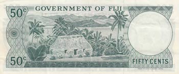 Fiji, 50 Cents, 1968, XF (+), p58a