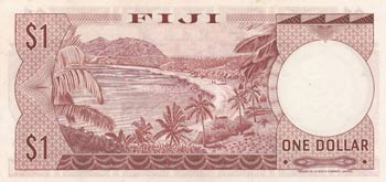 Fiji, 1 Dollar, 1974, UNC, p71b