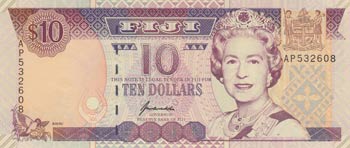 Fiji, 10 Dollars, 1996, ... 