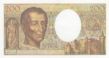 France, 200 Francs, 1994, UNC, p155f