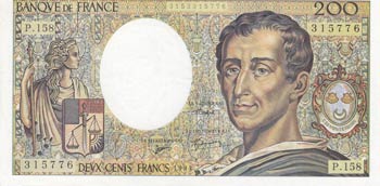 France, 200 Francs, ... 