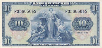 Germany, 10 Mark, 1949, ... 