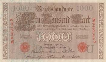 Germany, 1000 Mark, ... 