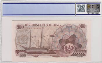 Austria, 500 Shillings, 1966, UNC, p139a