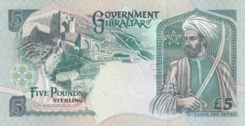 Gibraltar, 5 Pounds, 1995, UNC, p25a