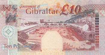 Gibraltar, 10 Pounds, 2002, UNC, p30