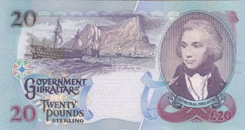 Gibraltar, 20 Pounds, 2006, UNC, p33a