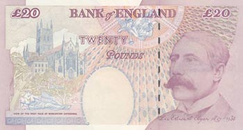 Great Britain, 20 Pounds, 2000, UNC, p389a