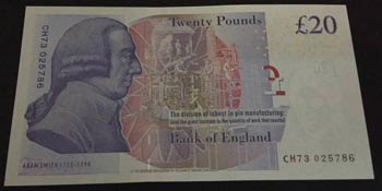 Great Britain, 20 Pounds, 2007, UNC, p392a