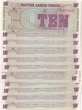 Great Britain, British Armed Forces, 10 New ... 