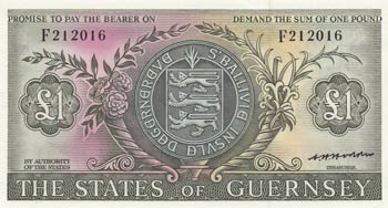 Guernsey, 1 Pound, 1969, ... 