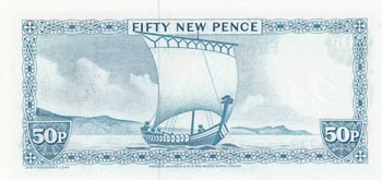 Isle Of Man, 50 New Pence, 1979, UNC, p33 
