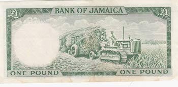 Jamaica, 1 Pound, 1964, AUNC, p51Cd