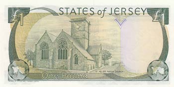 Jersey, 1 Pound, 2000, UNC, p26b