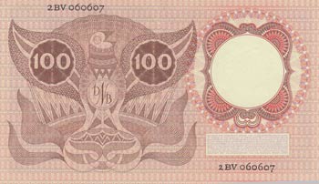 Netherlands, 100 Gulden, 1953, AUNC, p88