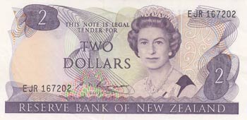 New Zealand, 2 Dollars, ... 